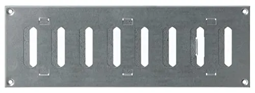 Steinberg14 Verzinkt 300x100mm Lüftungsgitter aus Metall mit Verschließbaren Lamellen - Rechteckig