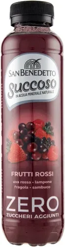 San Benedetto Rotes Fruchtgetränk Zero Frutti Rossi 400ml - Erfrischender Softdrink mit fruchtigem Geschmack, kalorienreduziert und ideal für den Genuss ohne Reue.