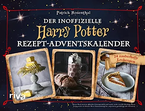 Der inoffizielle Harry-Potter-Rezept-Adventskalender. Hardcover-Ausgabe: 24 zauberhafte Leckereien. Mit Türchen zum Öffnen. Magische Koch- und Backrezepte – Weihnachten mit Harry, Ron und Hermine