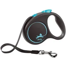 FLEXI Black Design Blue Lanyard L - 5m bis 50kg - Band von flexi