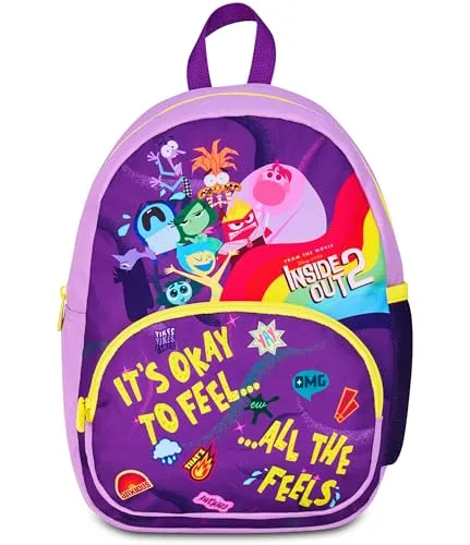 Seven Inside Out 2 Kindergartenrucksack, lila, bequem und bunt, 14 Liter, Kindergarten- und Freizeitrucksack für Mädchen, violett, Taglia unica, Modern