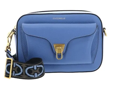 COCCINELLE Beat Soft Ribb Crossbody Bag Grained Leather - Umhängetasche aus echtem Rindsleder mit stilvollem Design, ideal für jeden Look und bietet ausreichend Platz für Ihre Wertsachen.