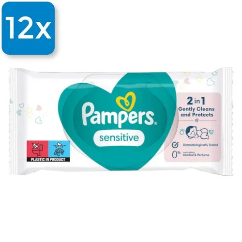 Pampers Feuchte Tücher Sensitive 12x