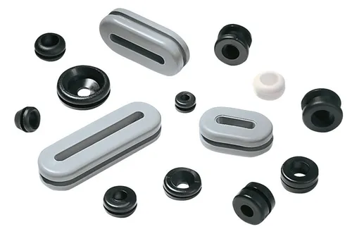 Produktbild HellermannTyton Durchführungstülle HV1606-PVC-GY-D1 grau