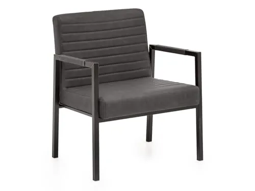 Woodkings XXL Esszimmer Stuhl Wellington mit Armlehne in grau von Woodkings