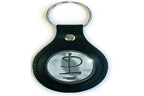 Pink Floyd Premium-Schlüsselanhänger: Icon (klassischer Lederanhänger), Schwarz, Einheitsgröße, Klassisch