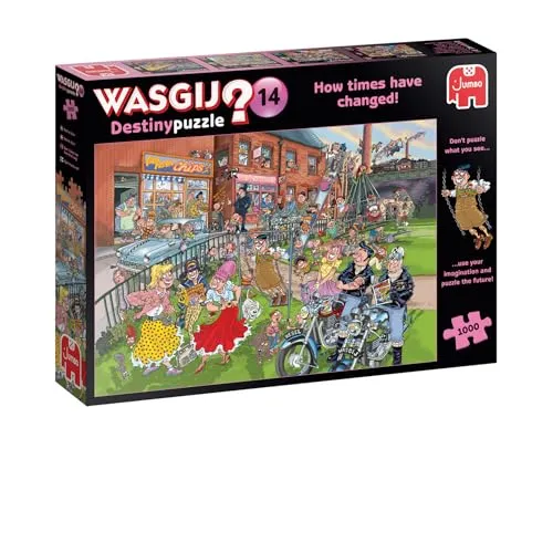 Jumbo Spiele 1119801822 Wasgij Destiny 14 - 1000 Teile Puzzle, 68 x 49 cm, fördert kreatives Denken und Geduld