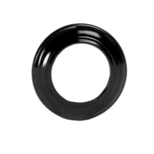 Kleining Rosette für Rauchrohre, schwarz, starr d: 150 mm