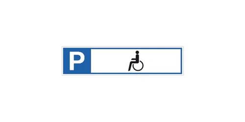 König Werbeanlagen Hinweisschild Parkplatzreservierer Behindertenparkplatz, Symbolschild