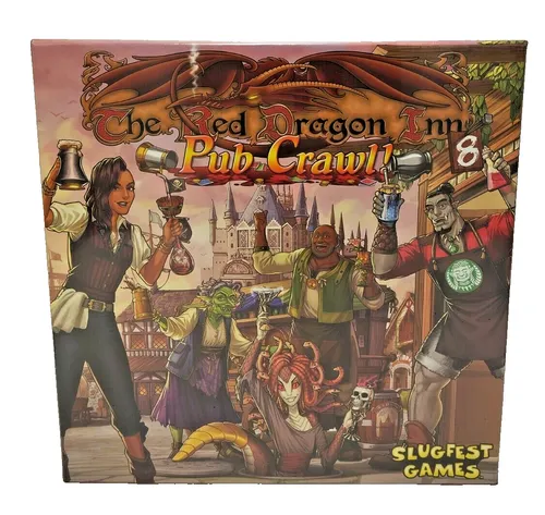 The Red Dragon Inn-Pub Crawl-Englisch-Tabletop -Gesellschaft-Neu OVP 2. Wahl *