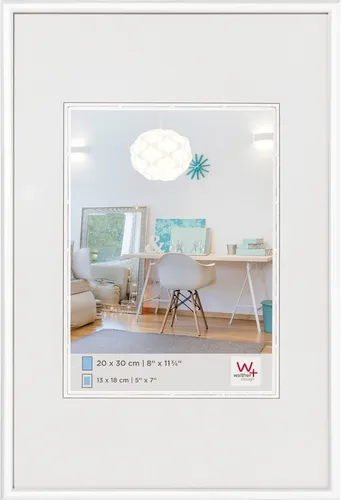 Kunststoffrahmen New Lifestyle 10x13 cm weiß