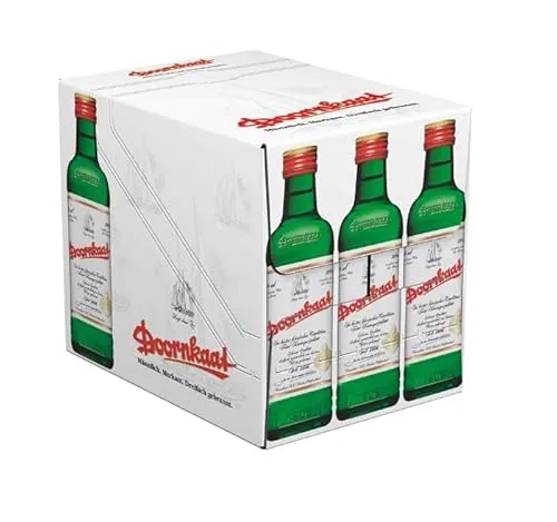 Doornkaat | Feiner Kornbrand | 24 Flaschen a 0,04 Liter | 38% Vol. | Gesamtmenge: 0.96 Liter