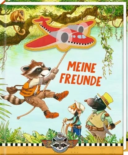 Freundebuch – Meine Freunde: mit Flugzeug-Patch (Lenny Hunter)