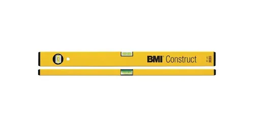 BMI Wasserwaage CONSTRUCT 200 cm Aluminium gelb von BMI