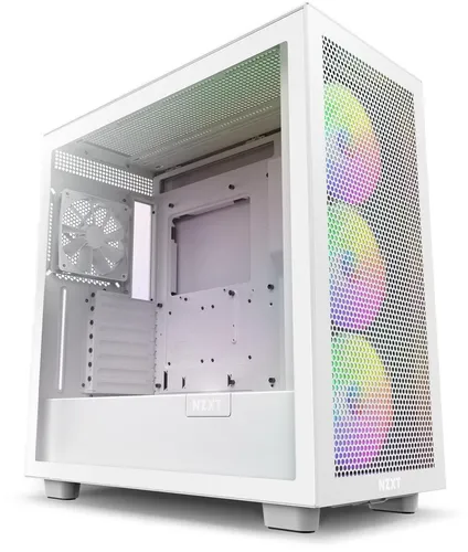 Produktbild NZXT H7 Flow RGB Midi-Tower-Gehäuse, Weiß