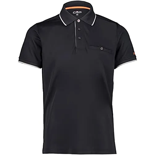 CMP Herren Polo 3T60137N, Antracite/Grey, 46, 3T60137N