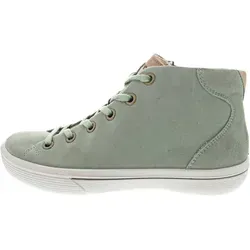 Legero Sneakerboots grün 41 EU - Stylische Sneakerboots in mint-grün aus hochwertigem Veloursleder, ideal für den Alltag mit 2 cm Absatzhöhe und bequemer Schnürung.