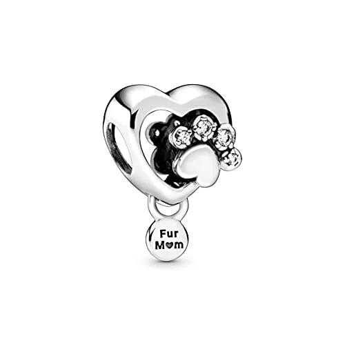 Pandora Bead Charm 798873C01 Silber Hundepfotenabdruck von Pandora