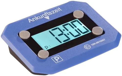 Lescars Parkuhr: Digitale e-Parkscheibe mit ECE-Zulassung