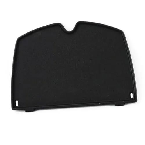 COGRICHBF 6558 Gusseisen Grillplatte elektrisch für Weber Q100 Q120 Q1000 Q1200 Q1400 Elektro zubehör, 32 x 22cmGrill Gussplatte Bretpfane für Weber Baby Q Gasgrills Griddle Ersatzteile
