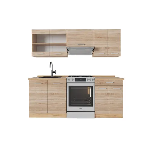 Vicco Küchenzeile R-Line 200 cm ohne Arbeitsplatte