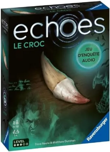 Ravensburger - Echoes Le Croc – Audio-Ermittlungsspiel für Erwachsene und Kinder ab 14 Jahren – von 1 bis 4 Spielern – funktioniert mit kostenloser Smartphone-App – Unisex – 22384 – französische