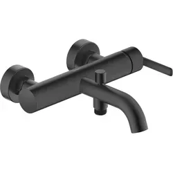 Duravit Balcoon Einhebel-Wannenmischer Aufputz Schwarz Matt - Armaturen mit elegantem Design, Keramikmischsystem und hoher Durchflussmenge von 21,5 l/min für perfekten Wasserfluss.