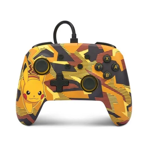 PowerA Kabelgebundener Controller für Nintendo Switch – Camo-Storm-Pikachu