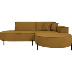 Ecksofa 3-Sitzer im Loft-Stil – Skandi-Design mit Chenille-Cord, L-Form – Hohe Metallfüße, inkl. Dekokissen - Modernes Ecksofa im Loft-Stil mit wählbarem Chenille-Cord-Bezug für höchsten Komfort. Hohe Metallfüße sorgen für eine elegante Optik und erleichtern die Reinigung. Ideal als Raumteiler für ein großzügiges Wohngefühl.