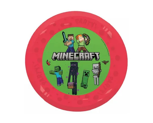 Minecraft Kindergeschirr-Set Minecraft Party Mikro Premium teller 4er-Set 21 cm