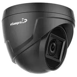EtiamPro HD-Überwachungskamera - Varifokal-Dome in Schwarz - HD TVI Überwachungskamera mit automatischer Tag/Nacht-Erkennung und IP66 Wetterfestigkeit, ideal für Sicherheitssysteme in Innen- und Außenbereichen.