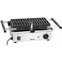Bartscher Waffeleisen Deluxe II - 370165 - Waffeleisen für Brüsseler Waffeln, mit 180° drehbaren Backplatten und präziser Temperaturregelung bis 300°C, ideal für Gastronomie und Genuss zu Hause.