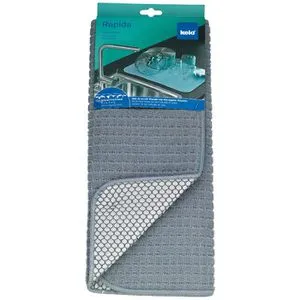Kela Abtropfmatte Rapida 11642, Polyester, grau, 38x50cm,