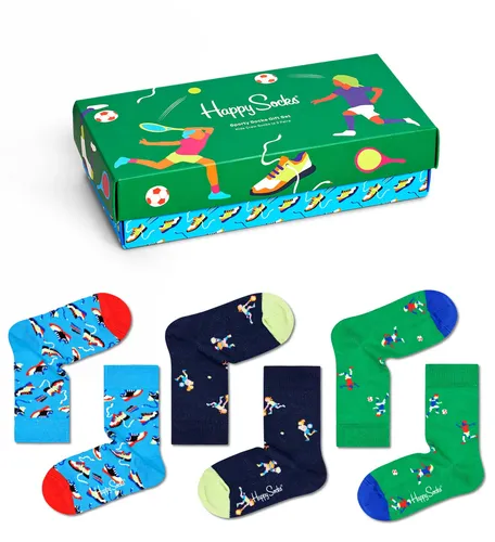 Happy Socks Kinder Tagessocke Crew Sport Geschenkbox von Happy Socks