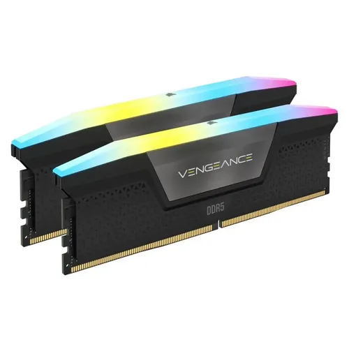 Corsair VENGEANCE RGB DDR5 RAM 32GB (2x16GB) 6000MHz - Arbeitsspeicher mit programmierbaren RGB-LEDs für individuelles Design und hohe Leistung, ideal für Gamer und kreative Profis.
