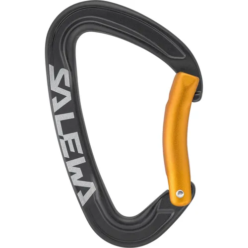 Salewa Ortles Bent Karabiner (Größe One Size, schwarz) in schwarz von Salewa