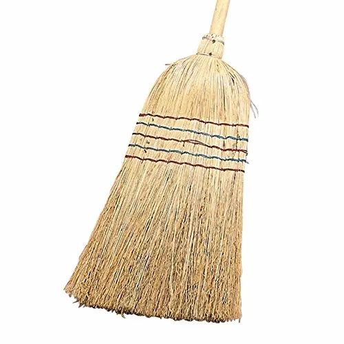 SCHAICH Reisstrohbesen 5 Naht in braun von Siena Home