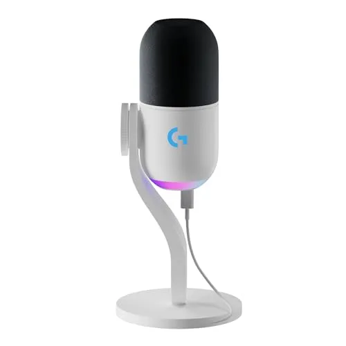 Logitech G Yeti GX RGB-Gaming-Mikrofon - Premium USB-Mikrofon für Gamer mit dynamischer Kapsel und LIGHTSYNC RGB-Beleuchtung, ideal für Streaming und hochqualitative Sprachübertragung.