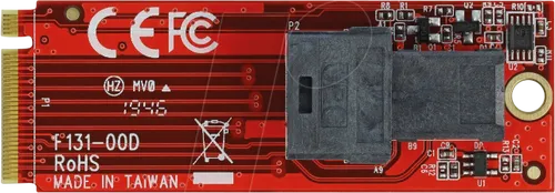 DELOCK 62721 - M.2 Key M zu SFF-8643 NVMe Adapter, schnelle Anbindung von U.2 SSDs mit bis zu 64 Gbps