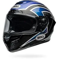 Bell Race Star DLX Flex Xenon Helm, M (57/58) - Leichtgewicht für Rennfahrer - Motorradhelm mit 3K Carbon-Schale, 10 % leichter und ProTint-Schutzschild für optimale Sicht. Ideal für Rennfahrer, die auch im Alltag Höchstleistung verlangen.