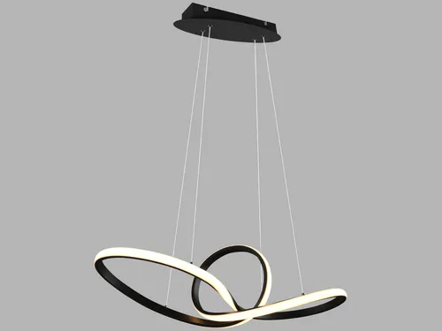 REALITY LED-Pendelleuchte, 28W, 3000K, 3200lm, warmweiß, IP20, schwarz R32751132