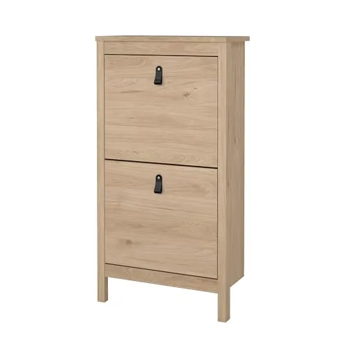 ebuy24 Schuhschrank Madrid 2 Klapptüren Eichen-Dekor