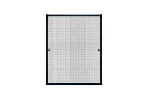 APANA Insektenschutz-Fensterrahmen Fliegengitter Fenster-Selbstbausatz - Fliegengitter-Selbstbausatz mit stabilem Aluminiumrahmen, individuell kürzbar und einfach zu montieren. Effektiver Schutz gegen Insekten, passend für viele Fensterrahmen.