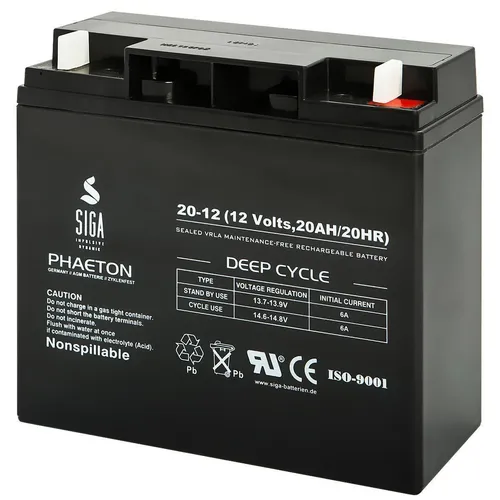 Blei Akku 12V 20Ah AGM Batterie kompatibel LC-RD1217P LC-X1220P 17Ah 18Ah Gel