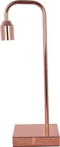 Kayoom Tischleuchte in Kupfer, 22x50 cm - Moderne Tischleuchte aus Metall in stilvollem Kupferdesign, ideal für stimmungsvolle Innenbeleuchtung.