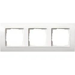 Gira Rahmen 3-fach mit Zwischenrahmen Gira 0213327 Reinweiß, 1 Stk.