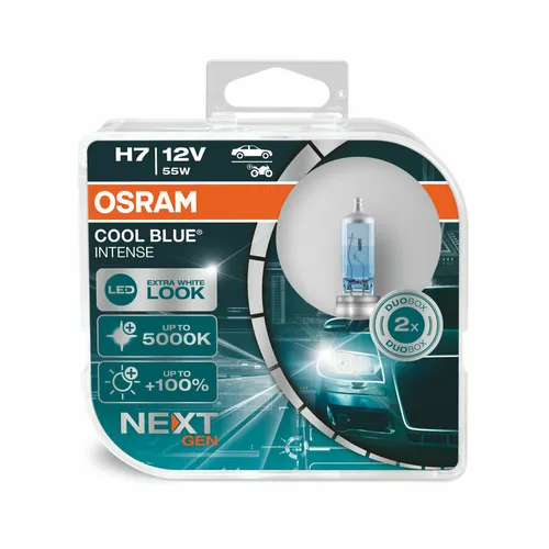 2x H7 55W OSRAM COOL BLUE INTENSE NEXT GENERATION Lampen Birnen Scheinwerfer