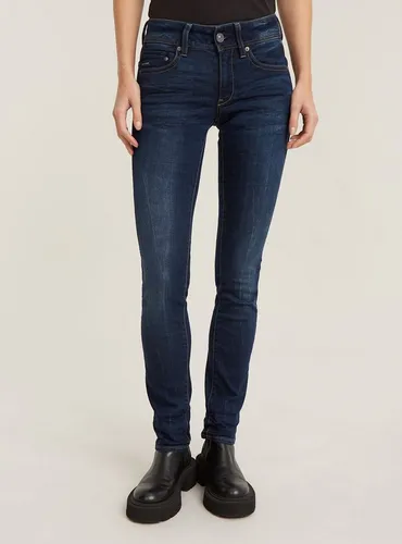 G-STAR RAW Damen Midge Saddle Straight Jeans - Stylische Mid Waist Jeans mit geradem Bein, ideal für jeden Anlass und perfekt kombinierbar.