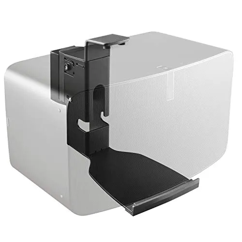 RICOO Lautsprecherwandhalterung für SONOS Play:5 Gen.2 - Lautsprecherwandhalterung mit schwenkbarem und neigbarem Design, ideal für die optimale Klangqualität in Ihrem Heimkino. Hohe Belastbarkeit von bis zu 7 kg, perfekt für SONOS Play:5.