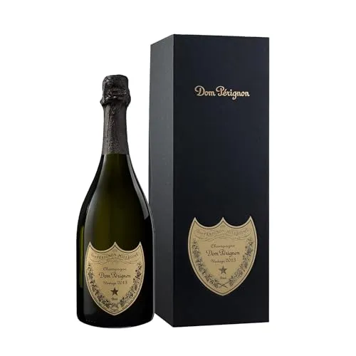 Dom Pérignon Champagne Brut Vintage 2013 - Exklusiver Genuss in Geschenkbox - Weine - Eleganter Champagner mit Aromen von Blumen und Aprikosen, perfekt für besondere Anlässe oder als luxuriöses Geschenk.